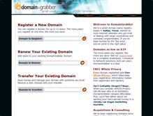 Tablet Screenshot of domaingrabber.com